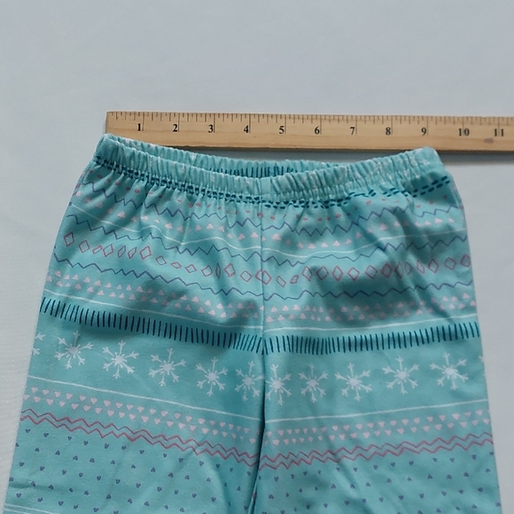 Just One You by Carter's Teal Patterned Girls Pajama Set Size 3T - Picture 5 of 9